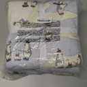 Eddie Bauer - Flannel Sheets Queen Size, Anti-Pilling & Wrinkle Resistant Cotton, Bed Sheets with Matching Pillowcases & Fitted Sheet (Skating Penguin Light Blue)