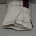 jinchan Extra Wide Sliding Door Curtain 90 Inch Length Natural Linen Curtains Semi Sheer Drapes for Patio Door Living Room Bedroom Home Office Light Filtering Beige Drapes 100 Inches Wide 1 Panel (*Ecru)