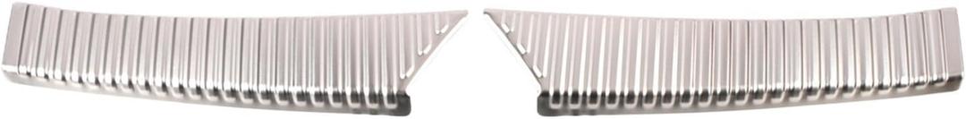 Car Stainless Rear Bumper Trunk Door Plate Fit For Subaru Forester 2025 Steel Rear Trunk Inner Bumper Guard Sill Plate Plate Cover Car Accessories 2pcs Rear trunk door sill protection strip(Silver)