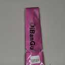 DiBanGu Silk Ties for Men Necktie and Lapel Pin Brooch Set Formal Woven Paisley Plaid Striped Solid Tie Wedding Party, Hot Pink