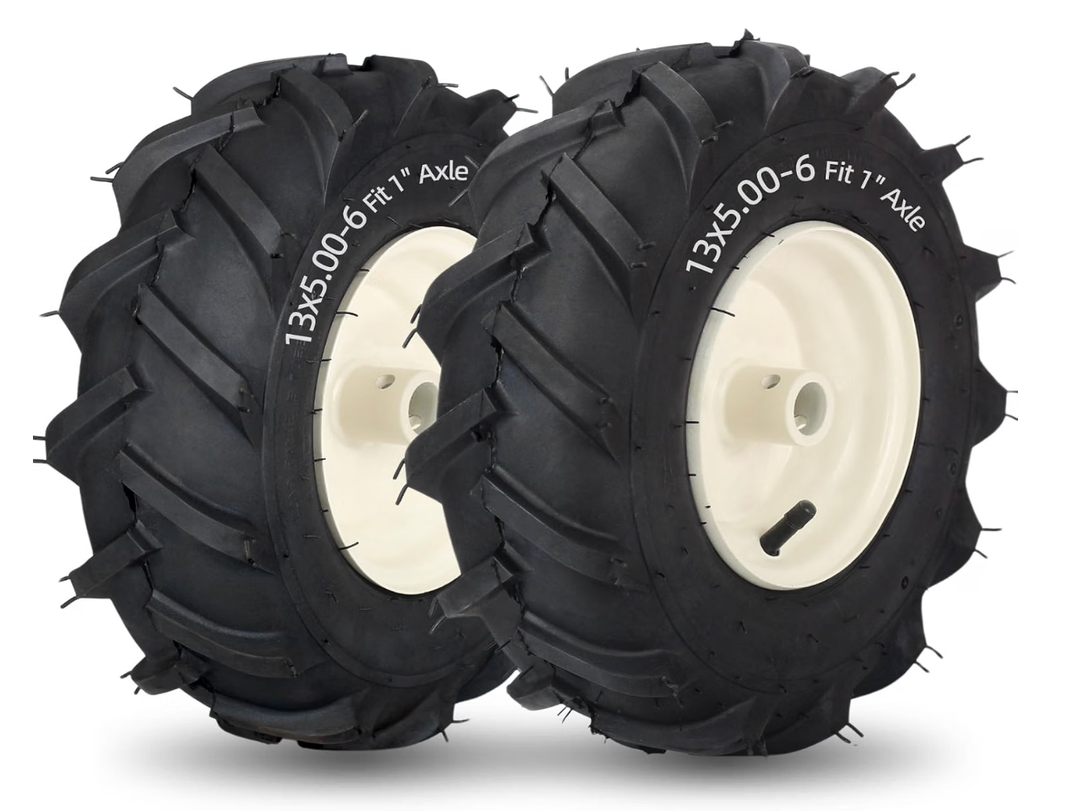 13x5.00-6 Tiller Tire and Wheel 1" Axle, 2PK for Craftsman Troy-Bilt