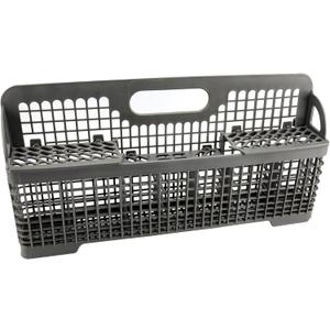 8531233 WP8562043 Dishwasher Silverware Basket(19"x3.4"x9") by puxy blue - Compatible with Whirl Pool KitchenAid GE Ken More Dishwasher Utensil Rack Basket