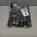 4 Pack Heavy Duty Adjustable Table Risers, 2 Levels/Heights Folding Table Leg Extenders Durable Steel Desk Leg Extensions Furniture Leg Lifts for Straight Bent Legs, Raise 3.6in/5.23in