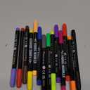Zenacolor 14 Fabric Markers Pens Set - Indelible and Permanent Fabric Paint Fine Point Textile Marker Pen