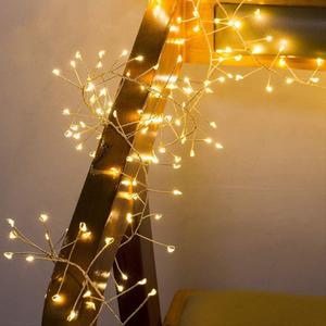 LED String Lights 2.5m Copper Wire Led String Lights Firecracker Fairy Garland Light for Christmas Window Wedding Party