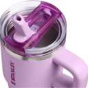 STANLEY Quencher ProTour Flip Straw Tumbler with Leakproof Lid 20 oz | Built-In Straw & Handle | Cupholder Compatible for Travel | Insulated Stainless Steel Cup | BPA-Free | Soft Orchid
