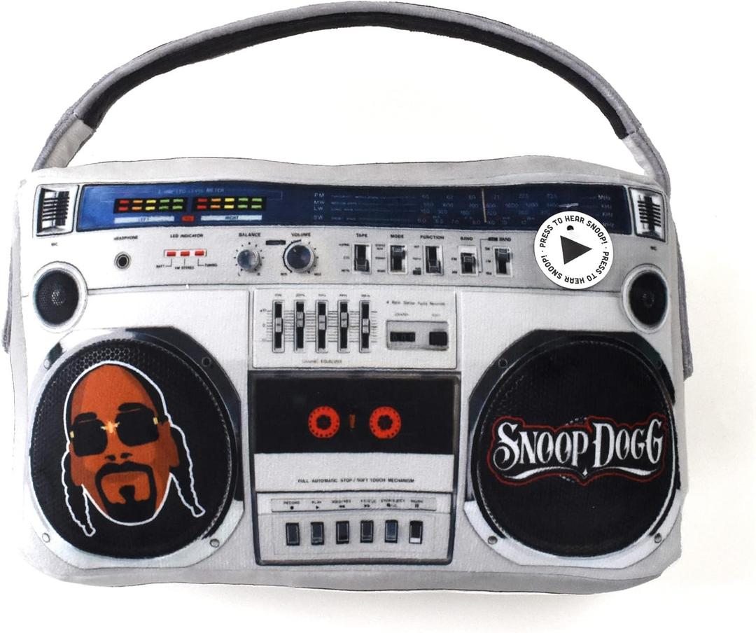 Snoop Doggie Doggs Deluxe Pet Toy, Boom Box