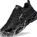 Non Slip Work Shoes for Men Women Waterproof Sneakers Men Comfortable Restaurant Chef Shoes Slip Resistant Shoes for Men Breathable Walking Sneakers for Daily Use Black