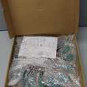 360 Wind Spinners Outdoor, Wind Sculptures Windmill with Metal Stake, Kinetic Large Metal Yard Art Decor Spinners Pinwheels for Garden Outside Patio Lawn (Green+brown)