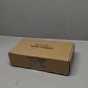 Estmoon 2 Pack Passage Door Levers, Matte Black Door Knobs Interior Square Door Handles, Heavy Duty Non-Locking Leversets Hall Closet Handles, Reversible for Right & Left Sided Doors