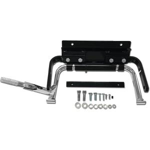 ALMULOO Adjustable Center Stand Steel Compatible with 1998-2008 Harley Davidson Road King Electra Glide Road Glide FLT FLH Touring Models Powder Coated