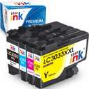 Starink LC3033XXL Replacement for Brother LC3033 LC-3033 LC3035(BK/C/M/Y) Ink Cartridge Compatible with MFC-J995DW MFC-J805DW MFC-J815DW Printer(4 Packs)