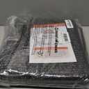 BEQHAUSE Dirt Trapper Door Mat 24" x 36", Non-Slip Washable Doormats Entrance Mat, Dirt Resistant and Absorbent Welcome Mat, Low Profile Floor Mats for Front Back Door and Entryway, Charcoal