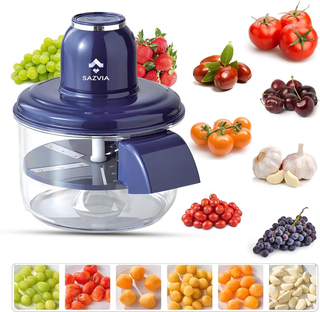 Automatic Grape Peeler Machine, Electric Garlic & Cherry Tomato Peeler Skin Remover Tool for Small Fruits