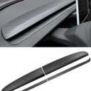 Dashbooard Cover 4pcs ABS Dashboard Panel Trim Cover Compatible with Tesla Model Y Juniper 2024 2025 2026 (Matte Carbon Fiber Pattern)