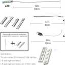 20pcs 14 LED Light Building Blocks Kit, USB Powered, Compatible with LEGO 3710 & MOC Creations, DIY Accessories for City Models & Brick Combinations (Warm White)