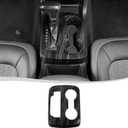 Voodonala for Colorado Center Console Gear Shift Control Panel Cover Trim Compatible with Chevrolet Colorado/GMC-Canyon 2014-2022, Black Wood Grain