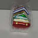 REXTOXA Stack of Books Glass Blown Christmas Ornament 2025 – Book Lover Gifts for Women, Readers, Bookworms, Book Club, Bookish Decor, Librarian Gift Ideas – 4.33 × 3.54 × 3.54 Inches with Display Box