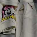 Disney Minnie Mouse Girls Pullover Hoodie and Pants Set for Toddler and Big Kids (6X, White)