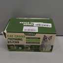 Cat Grass Sticks, 60 g Cat Grass Teething Stick and 50 g Cats Treats, Natural Dental Chews for Teeth Cleaning & Hairball Relief Teething Sticks for Indoor Cats Grain-Free