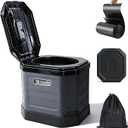 Tfulad Camping Toilet for Adults - Portable Folding Toilet with Lid,Travel Portable Potty for Adults,Porta Potty Car Portable Potty