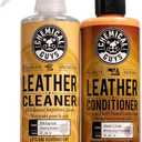Chemical Guys Leather Cleaner and Conditioner Kit - Car Cleaner and Conditioner, Safely Cleans & Conditions Leather Car Interiors, Furniture, Shoes, Boots, Bags, Apparel & More, 2 Bottles (16 oz Each)