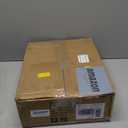 Snughome Short Dog Gate Indoor, 16" High Freestanding Small Dog Door Gates with Support Feet, Expands Up to 48" Wide Foldable Pet Gate for Doorway, 4 Panel Folding Pet Door Pet Fence for Puppy, White