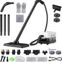 Steam Cleaner with 24 Accessories Steam Mop with 5M Extra-Long Power Cord for Home Chemical-Free Heavy Duty Steamer for Cleaning Floors, Tile, kitchen, Grout and Car (White)