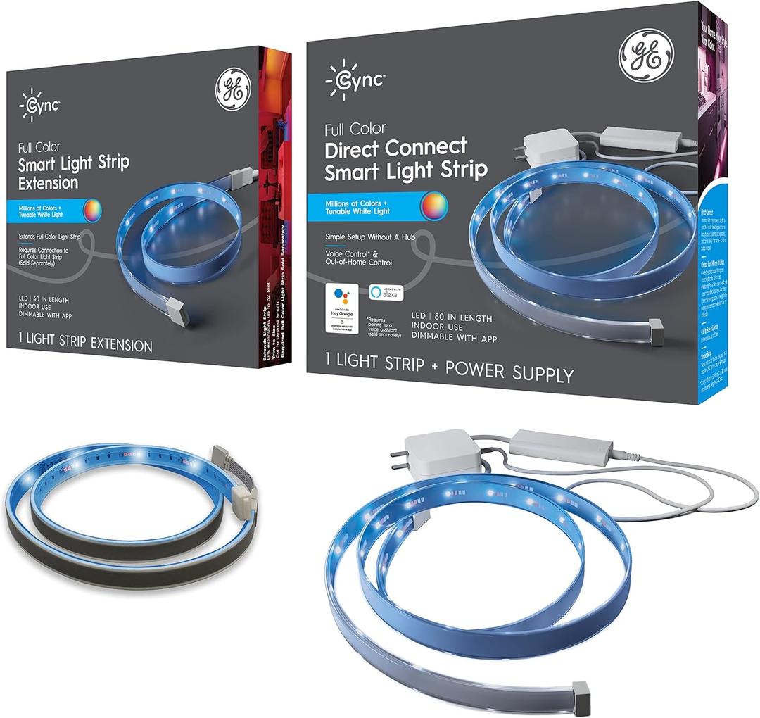 General Electric Cync Accent Lighting Kit (Full Color Light Strip + Extension)