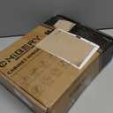 Chibery 50 Pack 3/ 4" Overlay 3D Soft Close Concealed Hinge for Face Frame Door, Self Closing Hidden Satin Nickel, 105° Open Angle Concealed Stainless Steel Hinges for Kitchen Cabinet Door