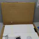 Hasipu Vanity Mirror with Lights, 24.2" x 18.9" LED Make up Mirror, Light up Mirror with 10X Magnification and USB Charging Port, Phone Holder, Smart Touch 3 Colors Dimmable, 360 Rotation (Black)