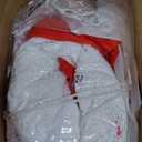 Juegoal Christmas Inflatables Decorations Outdoor, 6FT Inflatable Xmas Snow Globe with Builtin Rotating Lights, Lighted Blow Up Santa & Penguin in Snowing Globe for Holiday Winter Lawn Yard Garden