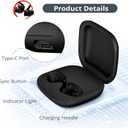 Jinstyles Charging Case Replacement Compatible for Beats Fit Pro, Portable Charger Case Support to Wireless Pairing, with Sync Button, 700mAh Built-in Battery, Charge Earbuds 3 Times, Black