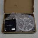 2 Pack Solar LED Strip Lights Outdoor Waterproof 19.6FT 180 LED Solar Powered Rope Light Cuttable 8 Modes for Outside, Garden, Patio, Deck, Fence, Pathway, Stair, Poolside, Christmas, 6000K White