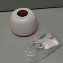 Ultrasonic Retainer Cleaner - UV Dental Cleaning Pod Night Guard Cleaner for Dentures, Aligner, Braces, Toothbrush Heads, Jewelry (White)