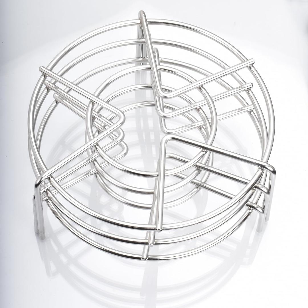 Steam Rack Trivet Stainless Steel Steaming Rack Electric Pressure Cooker steam Rack Stand Diameter 6" 3Pack