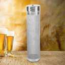 Hop Filter, Stainless Steel Hop Spider 300 Micron Mesh 2.7in Homebrew Beer Brewing Strainer for Home Brew Hops Tea Kettle