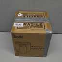 DRKIO 24 Oz Overnight Oats Containers with Bamboo Lids - 4 Pack Glass Storage Jars with Airtight Lids Wide Mouth Mason Food Jars Great for Meal Prep Salad Chia Pudding Snacks Yogurt Sugar Spice