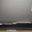 Slatwall Panel 8 FT x 4 FT, Interlocking Slat Wall Paneling, Wall Mounted PVC Wallpanel, Suitable for Garage Storage and Organizer, Slatwall Board, Shelves - Black