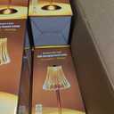 Bornerwhite 8 Pcs Cordless Table Lamp Rechargeable Touch Lamp, Gold Flower | Alloy & Acrylic, 4.9x11.8 Inch, 1800mAh Battery, USB Charging, 3 color Touch Dimming, Bedroom Living Room Decoration