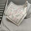 Wonnitar Floral Purple Rug for Bedroom, Washable 5x7 Area Rugs for Dorm, Boho Soft Non Slip Ultra-Thin Indoor Floor Carpet for Kids Room Nursery Living Room Classroom, Light Purple/Pink