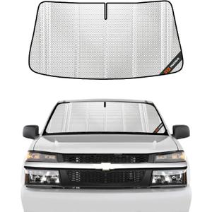 Pigenius Windshield Sun Shade for Chevrolet Corvette C6 2009-2013. Full Coverage Rearview Mirror Shade for Ultimate Protection