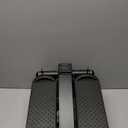 Mini Stair Stepper with Resistance Bands for Exercise at Home, Portable Under Desk Twist Steppers for Office, Workout Equipment for Full Body Workout, 220lb Weight Capacity, LED Display (Black)