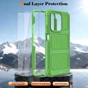 for Motorola Moto G Play 2026 Case, for Moto G 2026/2025 Case with 2 Pack Tempered Glass Screen Protector, Heavy Duty Shockproof Protective Phone Cover (Green)