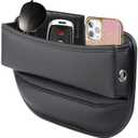YLXGT Car Seat Gap Filler Organizer and Storages Automotive Accessories Universal for Car SUV Truck Fill The Gap Between Seat and Console Stop Things from Dropping Black 1Pc