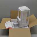 2 Pack Dusk to Dawn Outdoor Wall Lantern, Porch Lights Outdoor Light Fixtures Wall Mount, IP65 Waterproof Wall Mount Light, Outdoor Lantern for Porch Doorway Garage (White)