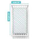 American Baby Company Fitted Crib Sheet 28" x 52", Soft Breathable Neutral 100% Cotton Jersey Sheet, Whale, for Boys and Girls, Fits Crib and Toddler Bed mattresses