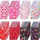 Zonon 48 Pieces Mini Valentines Day Notepads Tiny Heart Notepads Spiral Notebooks Rewards Supplies for Valentines Day Party Decoration