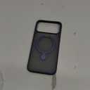 TORRAS Magnetic for iPhone 17 Pro Max Case with Stand, [Compatible with MagSafe][4X Military Grade Protection][Camera Control], Slim Phone Case for iPhone 17 Pro Max 6.9", Translucent Deep Blue