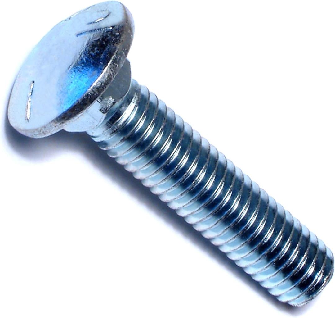 014973453244 Carriage Bolt Grade 5, 7/16-14 x 2, Piece-6